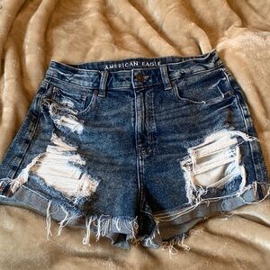 American Eagle Denim Stretch Shorts Size 8